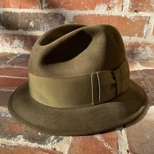 Churchill Ltd. Felt Fedora Hat with Cavanaugh Edge made for Julius Lewis